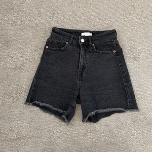 H&M High Waist Denim Shorts